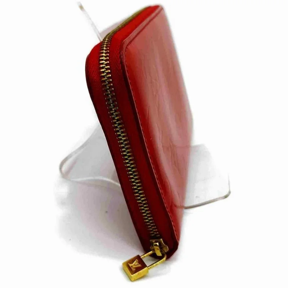 Louis Vuitton Monogram Vernis Red Zippy Organizer